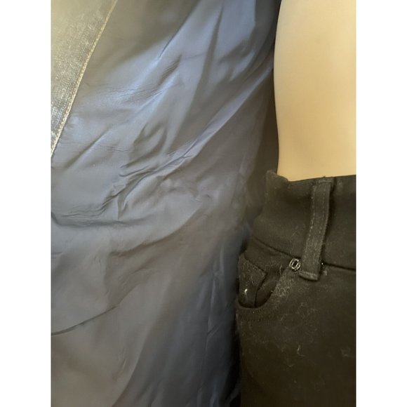 Denim & Co. Blue Jean Lined Relaxed Fit Jacket Coat - Size S - Picture 7 of 10